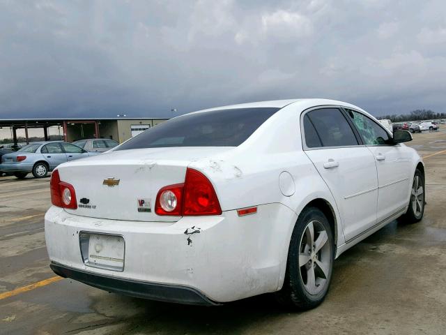 1G1ZC5EU4BF334855 - 2011 CHEVROLET MALIBU 1LT WHITE photo 4