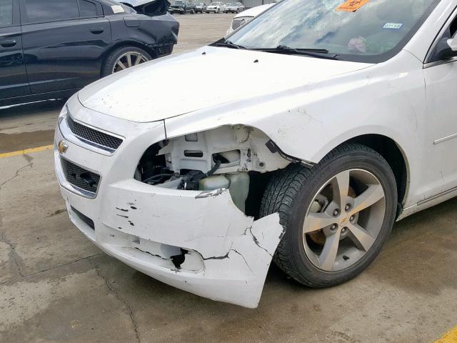 1G1ZC5EU4BF334855 - 2011 CHEVROLET MALIBU 1LT WHITE photo 9