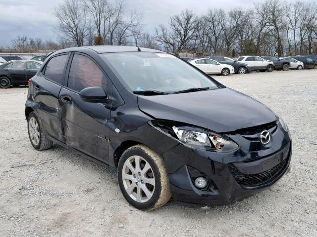 JM1DE1HYXB0123231 - 2011 MAZDA MAZDA2 BLACK photo 1