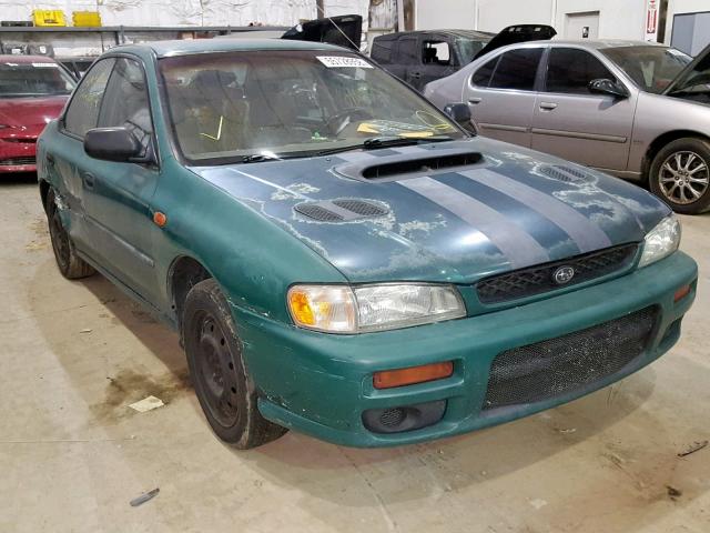 JF1GC4353WH502196 - 1998 SUBARU IMPREZA L GREEN photo 1