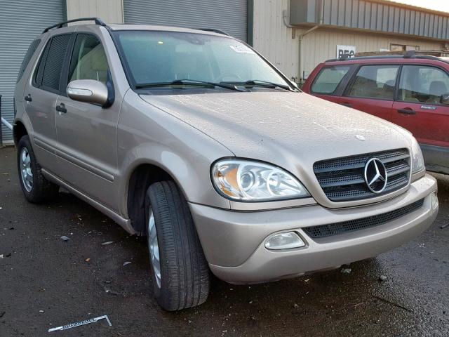 4JGAB57E73A417848 - 2003 MERCEDES-BENZ ML 350 GOLD photo 1