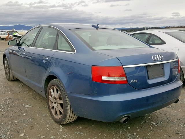 WAUDG74F75N097144 - 2005 AUDI A6 3.2 QUA BLUE photo 3