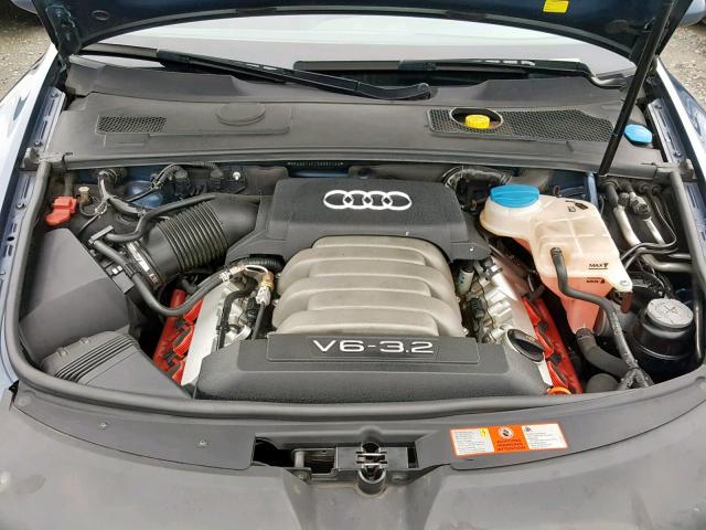 WAUDG74F75N097144 - 2005 AUDI A6 3.2 QUA BLUE photo 7