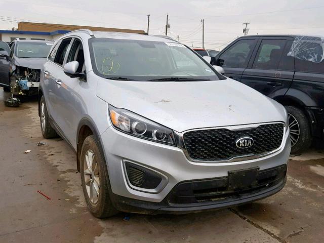 5XYPG4A35GG138244 - 2016 KIA SORENTO LX SILVER photo 1