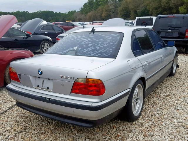 WBAGG8342YDN77380 - 2000 BMW 740 I AUTO SILVER photo 4