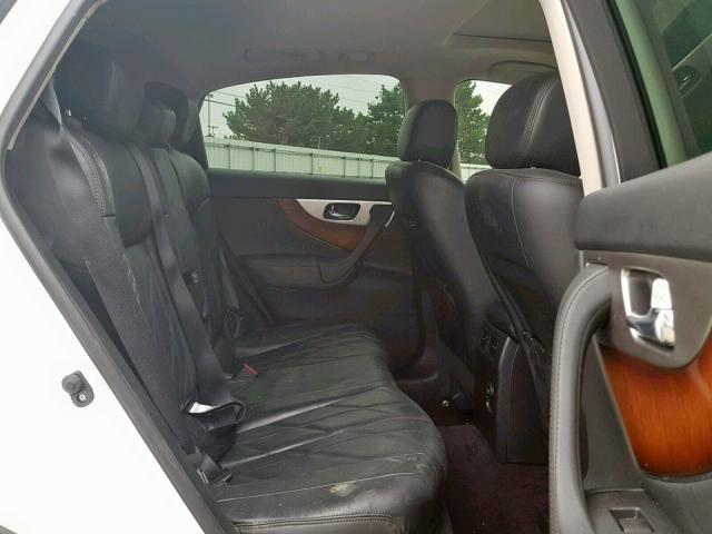 JN8CS1MW0EM412841 - 2014 INFINITI QX70 WHITE photo 6