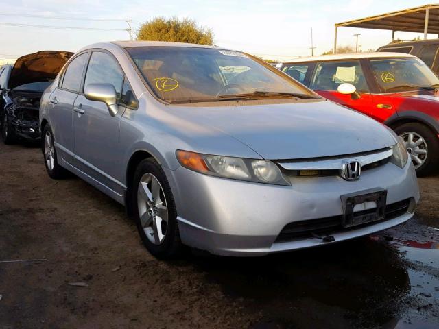 2HGFA16958H505446 - 2008 HONDA CIVIC EXL SILVER photo 1