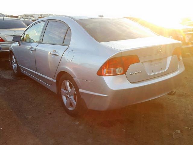 2HGFA16958H505446 - 2008 HONDA CIVIC EXL SILVER photo 3