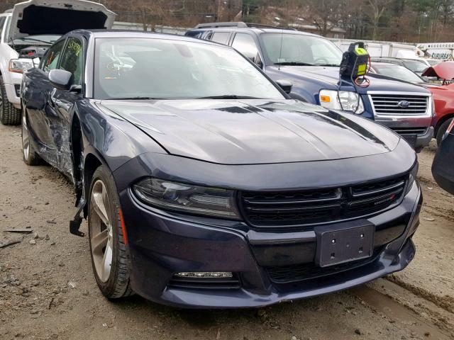 2C3CDXCTXJH125038 - 2018 DODGE CHARGER R/ BLUE photo 1