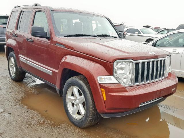 1J8GN58KX8W113944 - 2008 JEEP LIBERTY LI RED photo 1