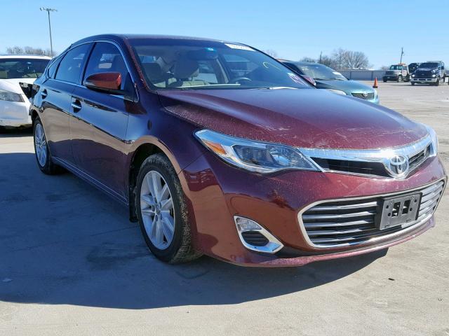 4T1BK1EB3DU013807 - 2013 TOYOTA AVALON BAS BURGUNDY photo 1