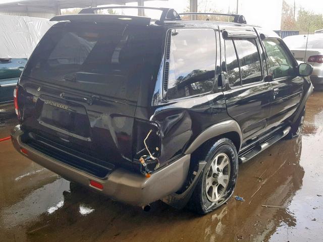 JN8AR07Y2XW383800 - 1999 NISSAN PATHFINDER BLACK photo 4