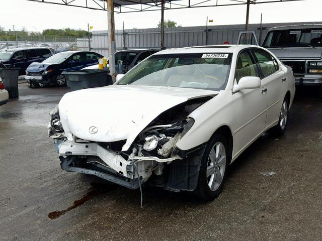 JTHBA30G855102790 - 2005 LEXUS ES 330 WHITE photo 2