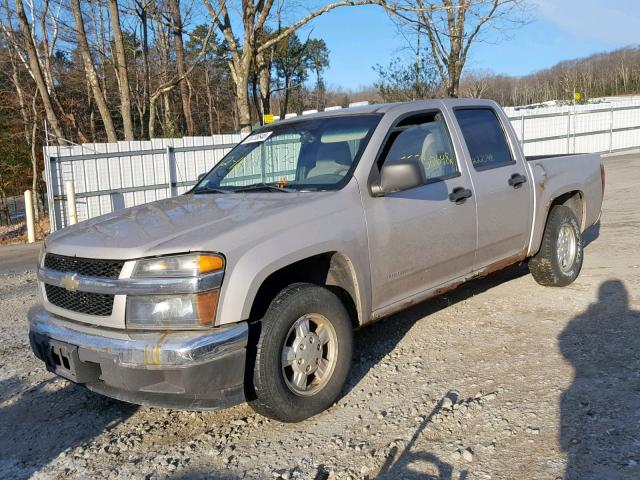 1GCCS136648215581 - 2004 CHEVROLET COLORADO GRAY photo 2