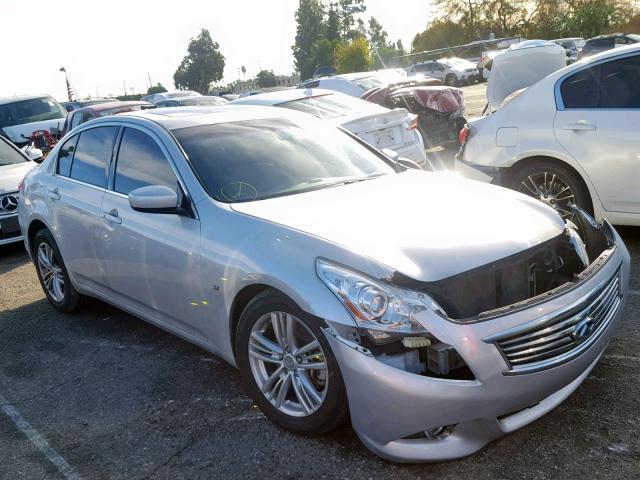 JN1CV6AP8FM502708 - 2015 INFINITI Q40 SILVER photo 1