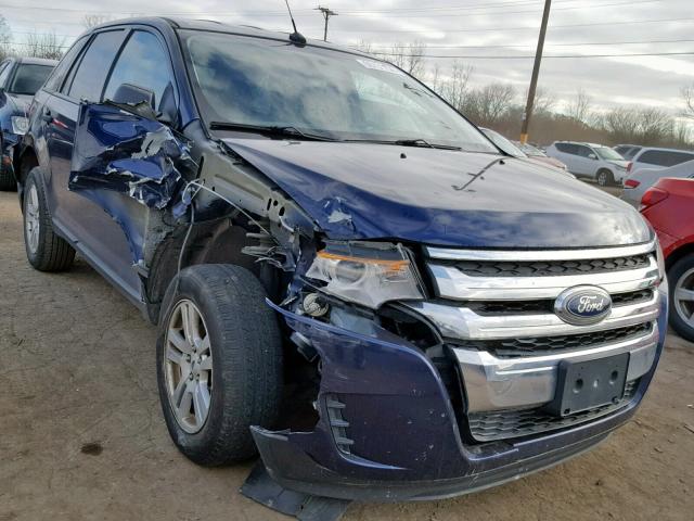 2FMDK3GC0BBB15840 - 2011 FORD EDGE SE BLUE photo 1