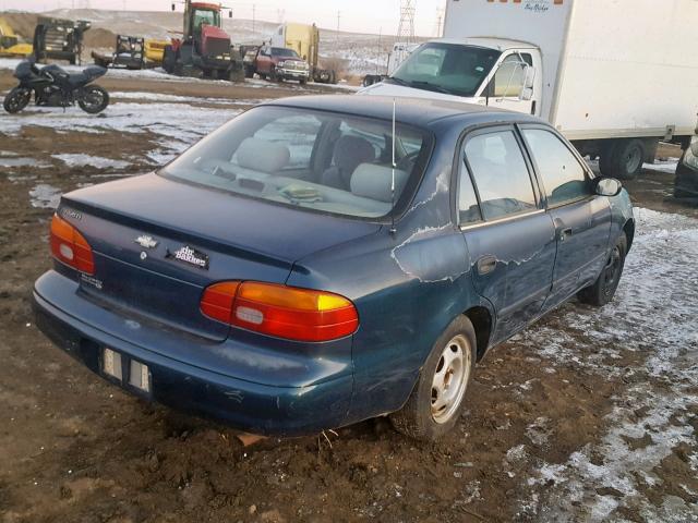 1Y1SK5285YZ404871 - 2000 CHEVROLET GEO PRIZM BLUE photo 4