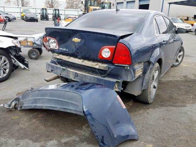 1G1ZC5E1XBF201765 - 2011 CHEVROLET MALIBU 1LT BLUE photo 4