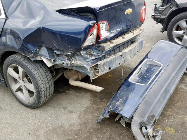 1G1ZC5E1XBF201765 - 2011 CHEVROLET MALIBU 1LT BLUE photo 9