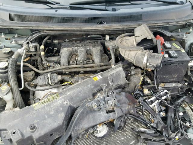 1FMDK05W58GA04245 - 2008 FORD TAURUS X S GREEN photo 7