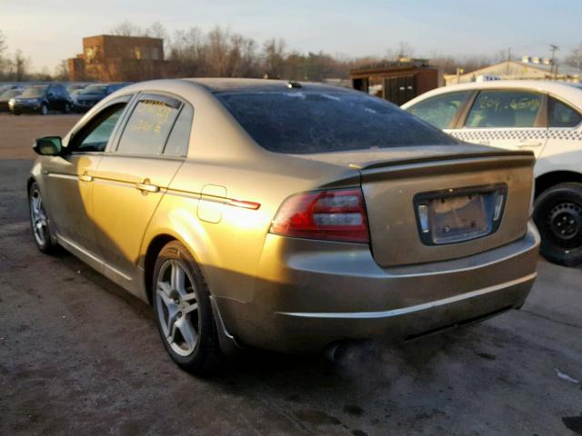 19UUA66268A009271 - 2008 ACURA TL GOLD photo 3