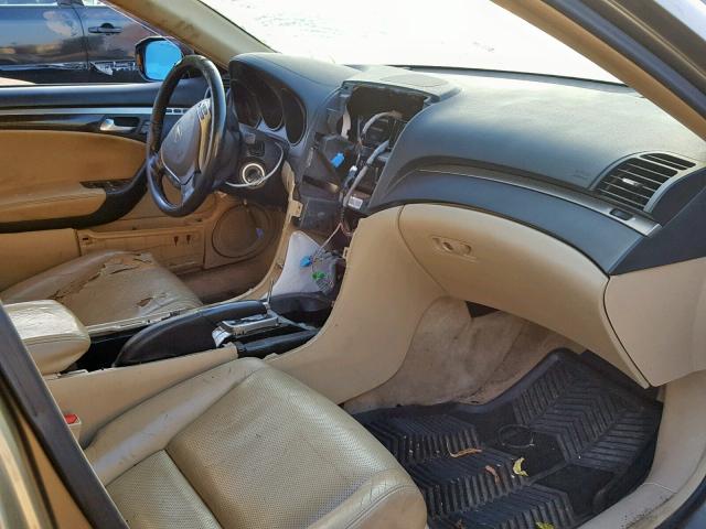 19UUA66268A009271 - 2008 ACURA TL GOLD photo 5