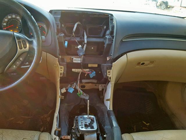 19UUA66268A009271 - 2008 ACURA TL GOLD photo 9