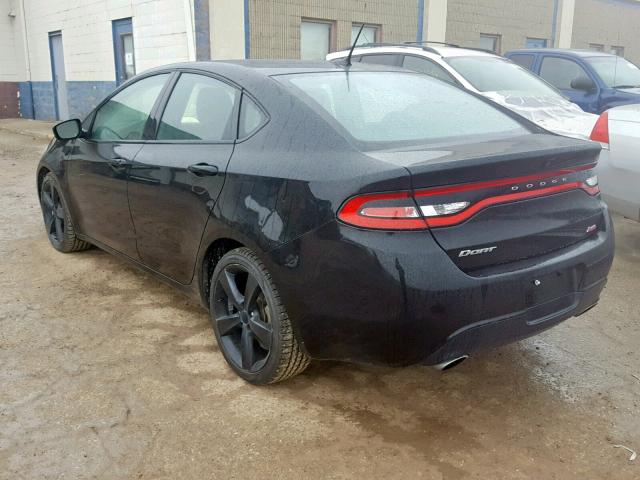 1C3CDFBB3ED799876 - 2014 DODGE DART SXT BLACK photo 3