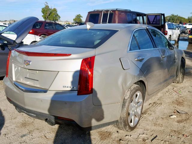 1G6AB5RX1F0132014 - 2015 CADILLAC ATS LUXURY SILVER photo 4