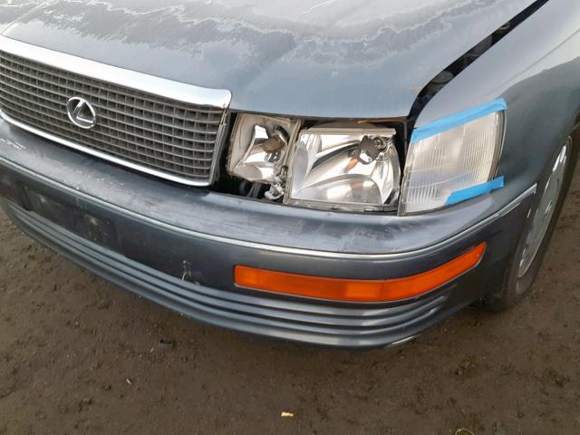 JT8UF11E8M0052805 - 1991 LEXUS LS 400 GRAY photo 9