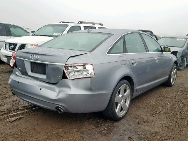 WAUDH74FX8N084275 - 2008 AUDI A6 3.2 QUA SILVER photo 4