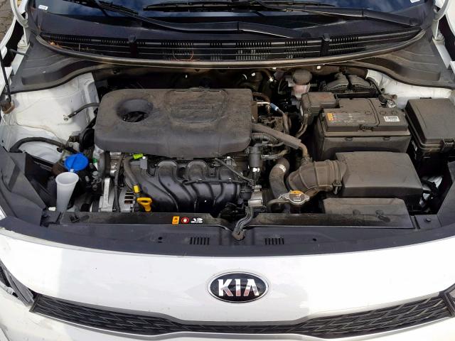 3KPA24AB5JE096853 - 2018 KIA RIO LX WHITE photo 7