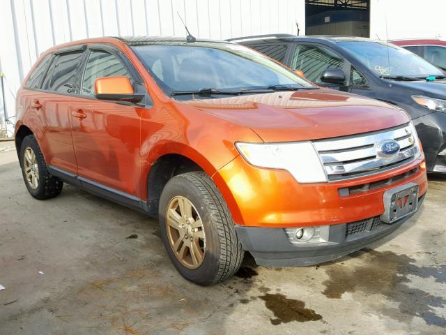 2FMDK38C68BA52959 - 2008 FORD EDGE SEL ORANGE photo 1