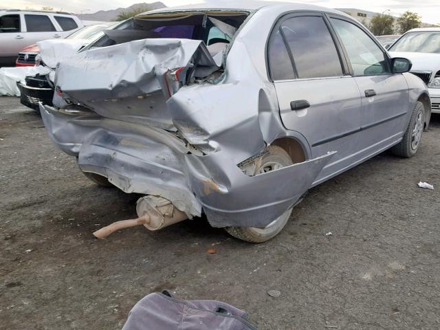 2HGES15132H562045 - 2002 HONDA CIVIC DX SILVER photo 4