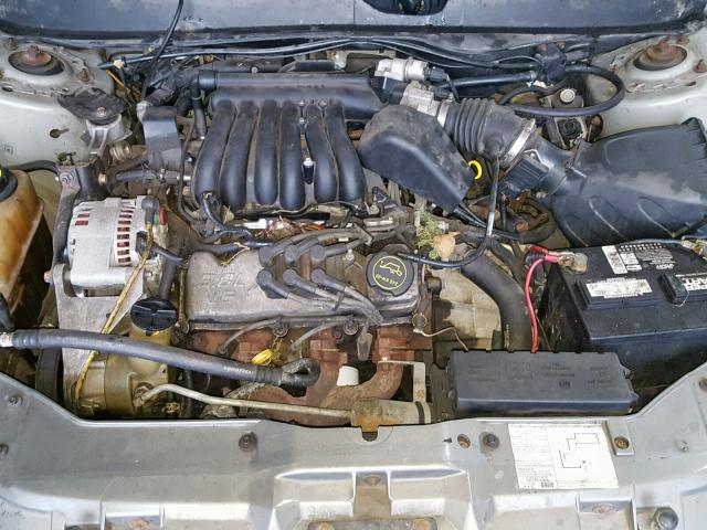 1FAFP55U03A207426 - 2003 FORD TAURUS SES GRAY photo 7