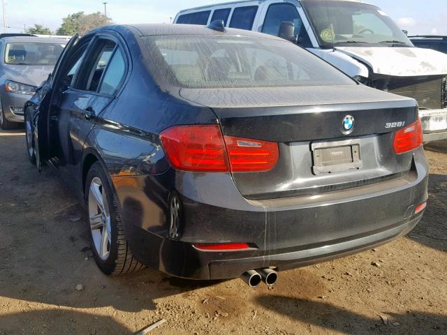 WBA3C1C53DF440392 - 2013 BMW 328 I SULE BLACK photo 3