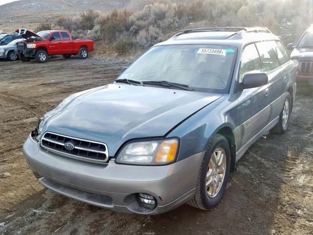 4S3BH686X16617630 - 2001 SUBARU LEGACY OUT TWO TONE photo 2