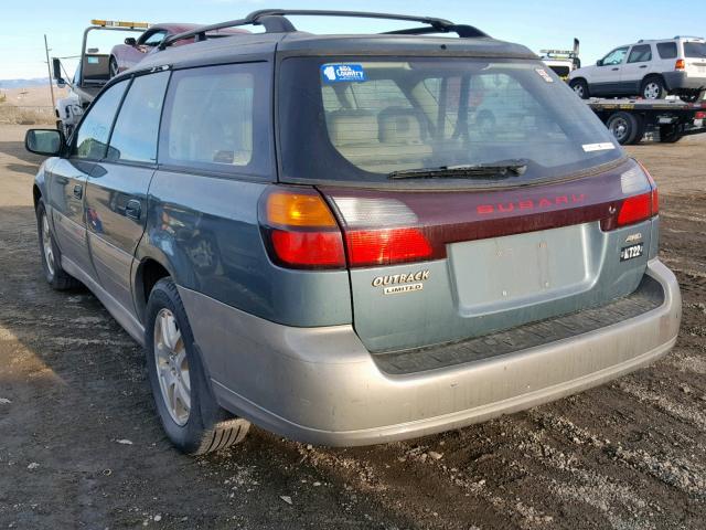 4S3BH686X16617630 - 2001 SUBARU LEGACY OUT TWO TONE photo 3