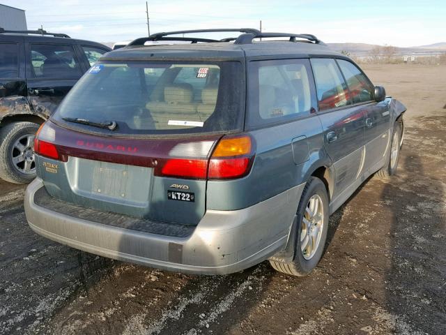 4S3BH686X16617630 - 2001 SUBARU LEGACY OUT TWO TONE photo 4