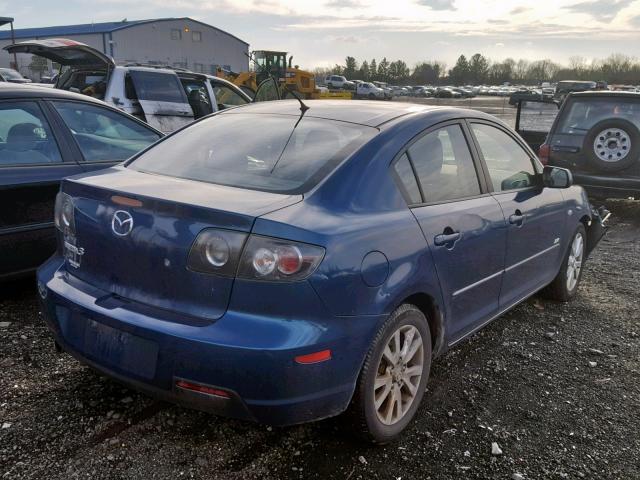 JM1BK323771640237 - 2007 MAZDA 3 S BLUE photo 4