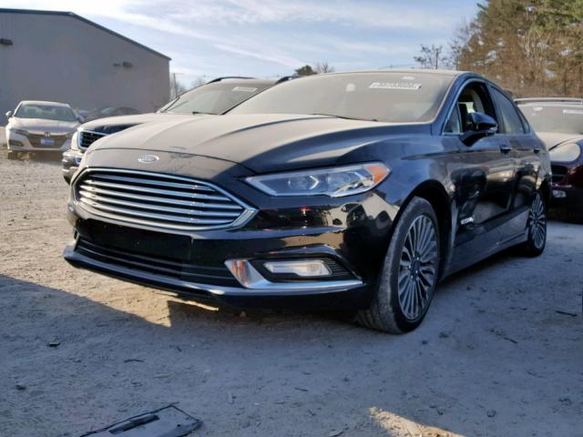 3FA6P0RU6HR383794 - 2017 FORD FUSION TIT BLACK photo 2