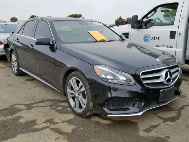 WDDHF5KB3EA894791 - 2014 MERCEDES-BENZ E 350 BLACK photo 1