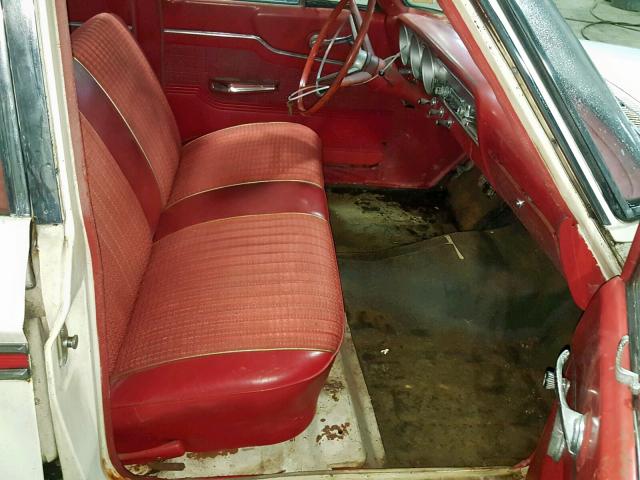 3F42L170835 - 1963 FORD FAIRLANE WHITE photo 5