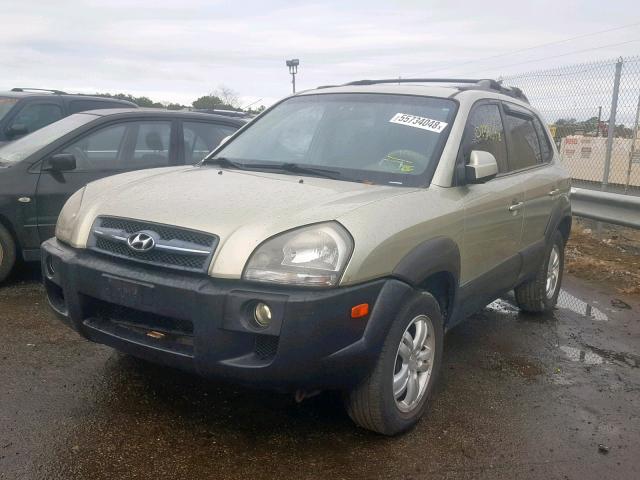 KM8JN12D37U640066 - 2007 HYUNDAI TUCSON SE BEIGE photo 2