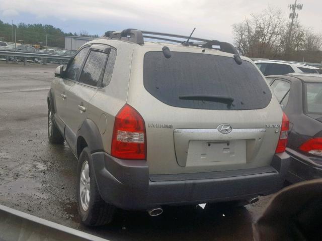 KM8JN12D37U640066 - 2007 HYUNDAI TUCSON SE BEIGE photo 3