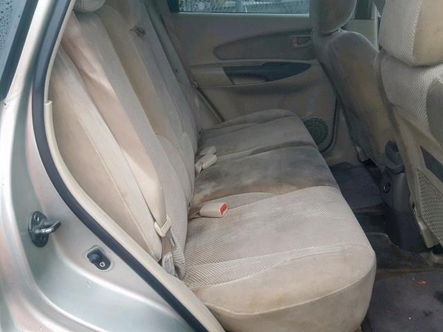 KM8JN12D37U640066 - 2007 HYUNDAI TUCSON SE BEIGE photo 6