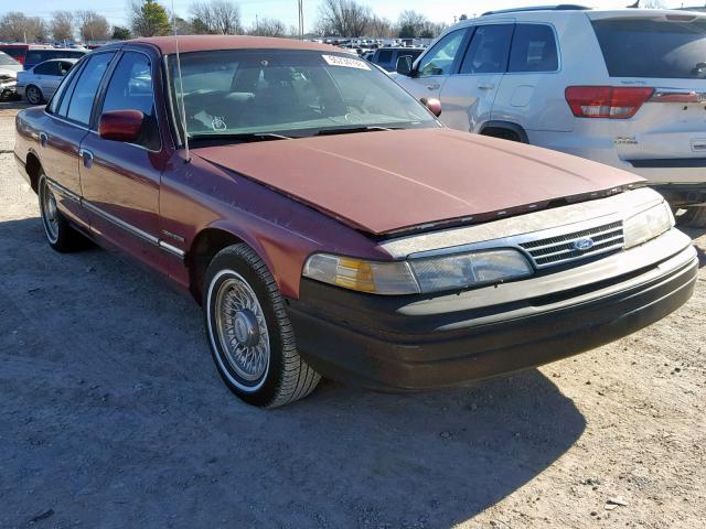 2FALP74W0PX139370 - 1993 FORD CROWN VICT RED photo 1