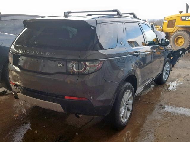 SALCR2BG1GH549025 - 2016 LAND ROVER DISCOVERY GRAY photo 4