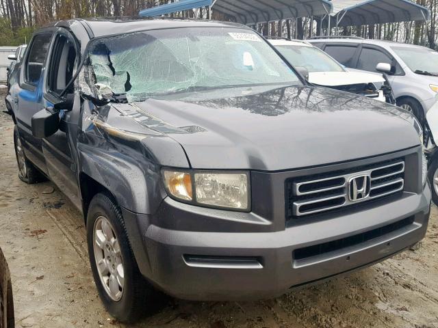 2HJYK16597H528997 - 2007 HONDA RIDGELINE GRAY photo 1