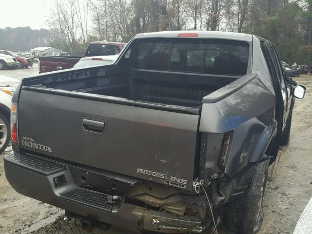 2HJYK16597H528997 - 2007 HONDA RIDGELINE GRAY photo 4